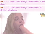 huntertiana Kamilla dildo bj