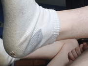 Femboy screws himself with a dog dildo